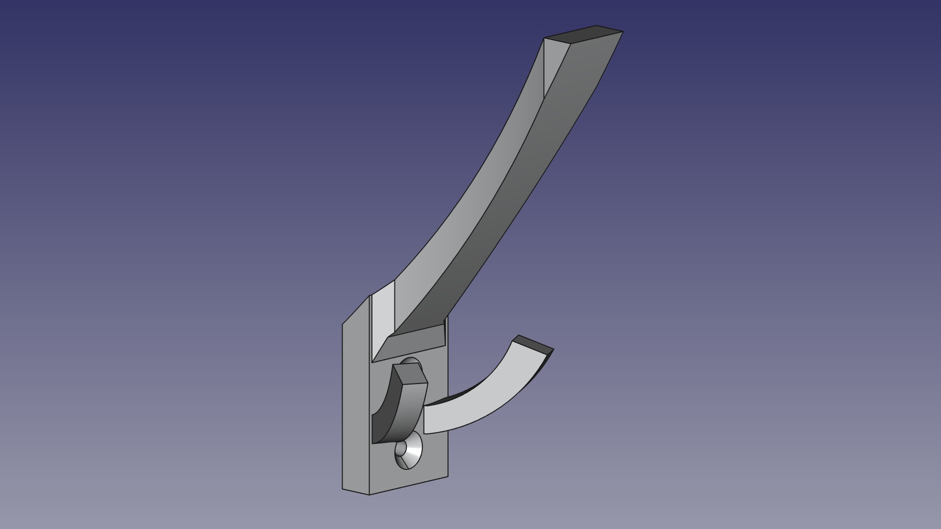 preview wall hanger three hooks 