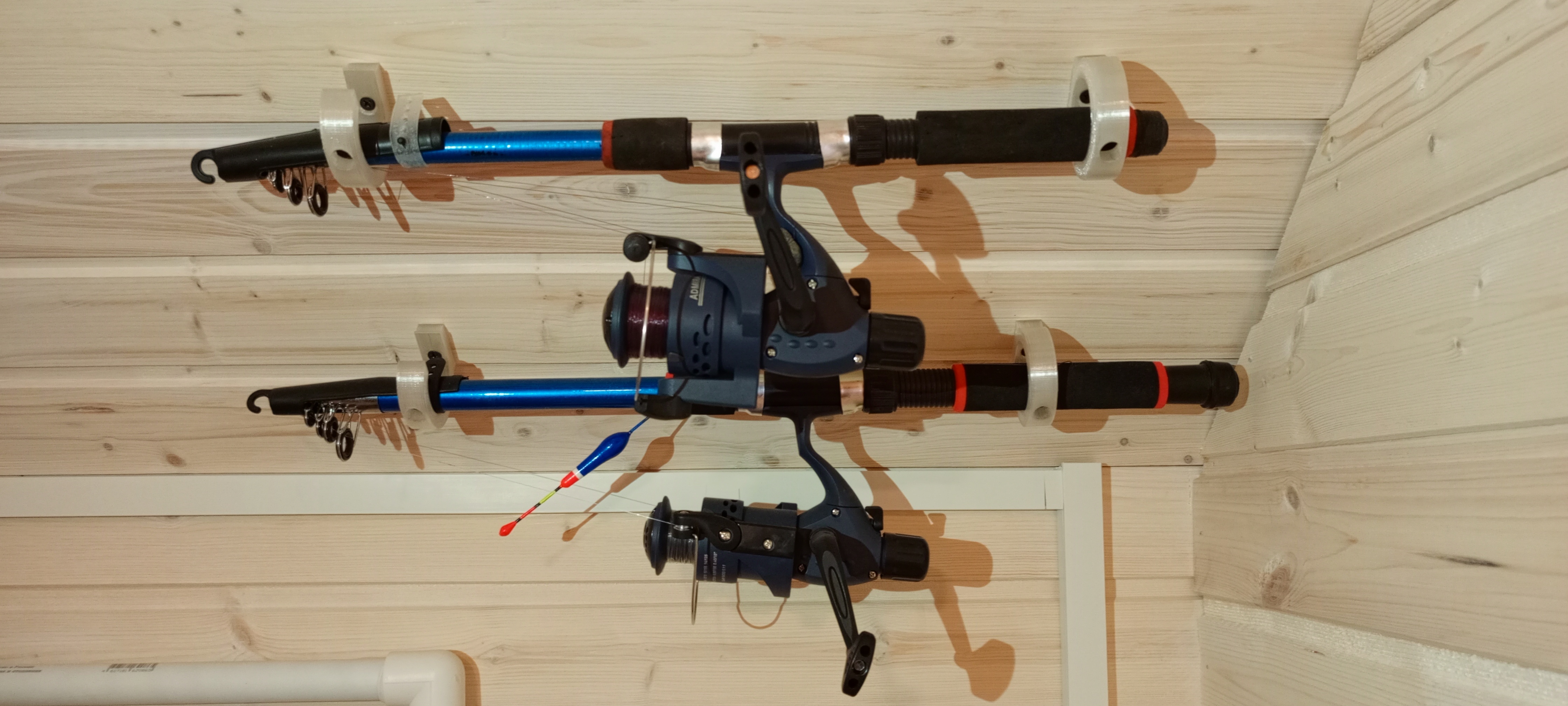 photo 2 wall mount for fishing rod